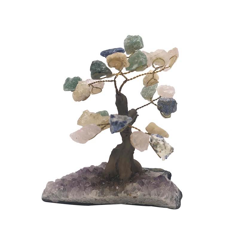 Gemstone Bonsai Tree, Small (Mixed Gemstones)